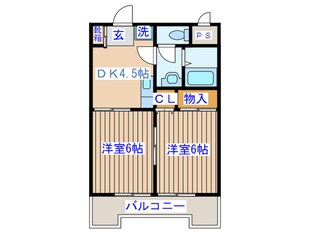 第十三ショ－ケ－ビルの物件間取画像